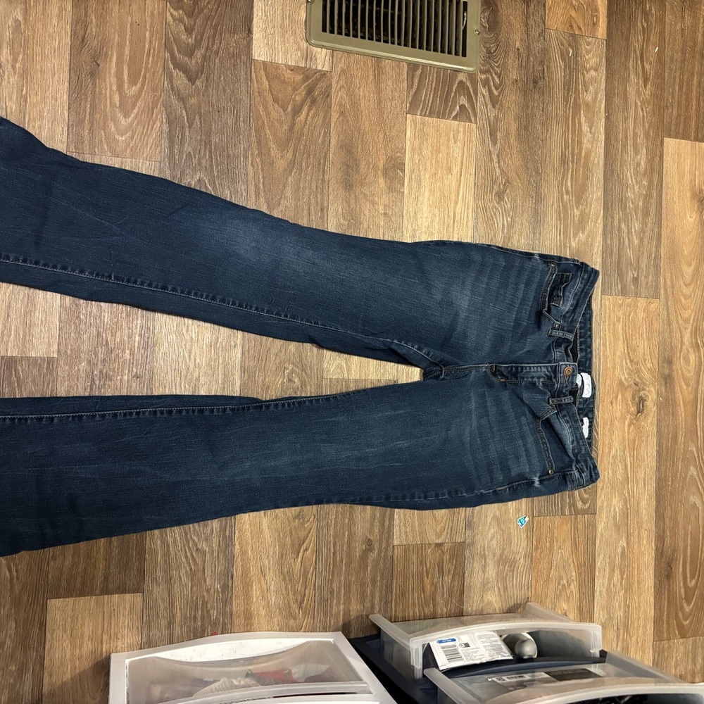 Sofia by Sofia Vergara Dark Blue Straight Leg Jeans